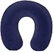 AmazonBasics Memory Foam Neck Travel Pillow - Navy Blue
