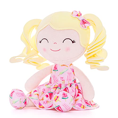 Muñeca Gloveleya Soft Baby Girl 30 cm Pelo Rizado miniatura 4