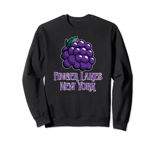 Finger Lakes Nueva York Vino Viñedos Uvas Sudadera