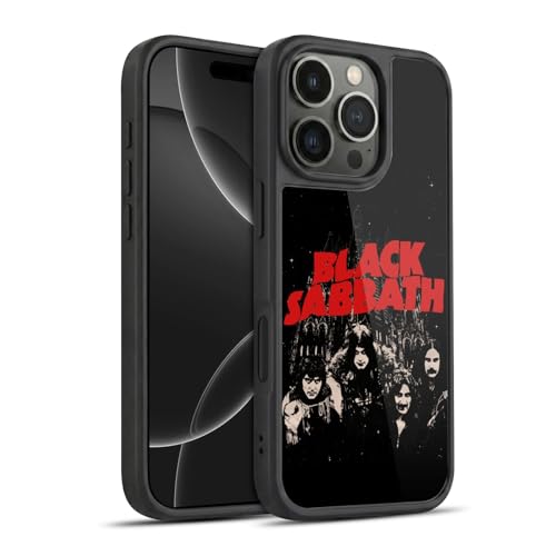 Head Case Designs sous Licence Officielle Black Sabbath Logo Rouge Art Clé Coque en Gel renforcée [Protection de Qualité Militaire] Compatible avec Apple...