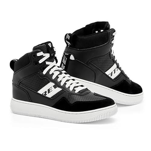 Chaussures de moto Revit Pacer noir et blanc en taille 45 pour motard