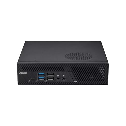 ASUS ExpertCenter PB63 Mini PC (Intel Core i3-13100 Processor, Intel UHD Graphics, 2x DP, HDMI, USB 3.2, Supports 4K Triple Display, 8GB DDR5, 256GB M.2 SSD, 2.5GB LAN, BT, WiFi 6E, VESA)
