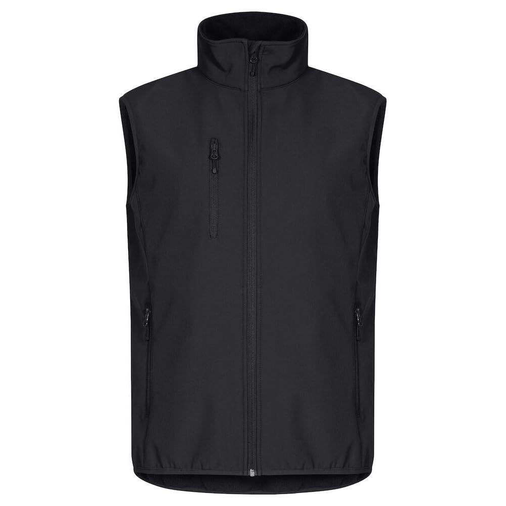 Clique Men's Black Classic Soft Shell Jacket (4Xl) (Black)