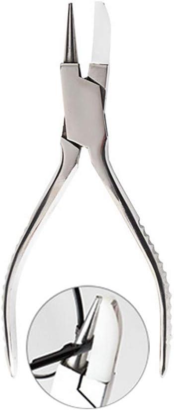 Round & Nylon Jaw Eyeglasses Frame Pliers, Eye Glasses Adjusting Pliers Optical Optician Tool, Eyeglasses Repair Tool Adjusting Eyeglasses Frame Leg, Optical Eyewear Parts Hand Repairing Tool