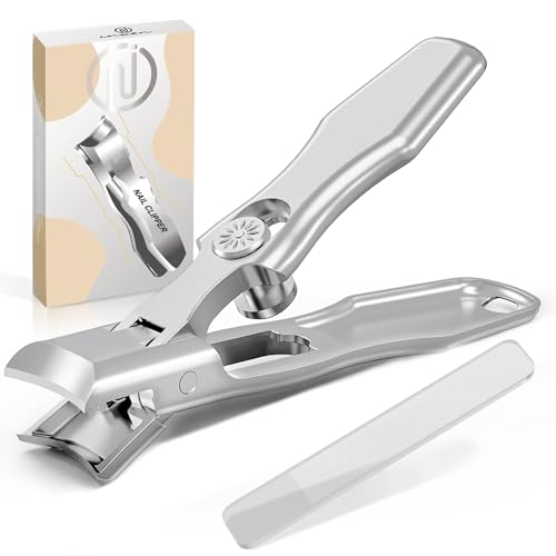 Nagelknipser für Dicke Fußnägel, INXEN Fingernagel knipser Groß und Zehennagelknipser mit Breiter Kieferöffnung,Nagelknipser Set für Hart Nägel,Edelstahl Nagelzwicker Nail Clipper Fußnagelknipser