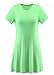 A-Wintage Womens V-Neck Tunic Top Mini T-shirt Dress (PLUS Size Available)