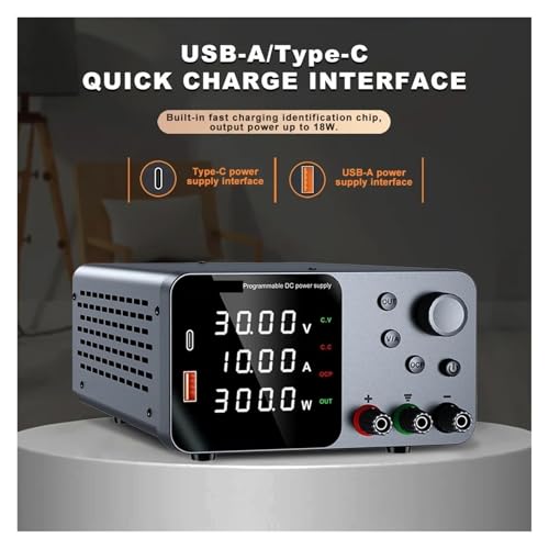 Alimentation CC 30V 10A variable stabilisée TPS 1203 avec ports USB - 3