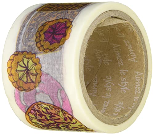 Wide Washi Tape Biscuits adhesif japonais large pour loisirs creatifs et decoration de papier