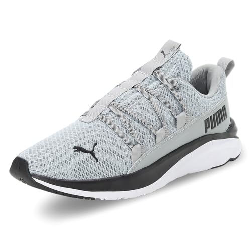 PUMA Men's SOFTRIDE ONE4ALL Sneaker, Quarry-Puma Black-Puma White, 73