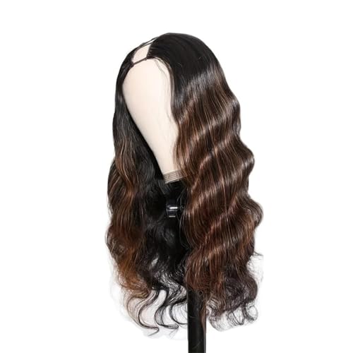 cfycfy987 Realistic Wigs Body Wave Highlight V Part Wig 220