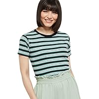 Max Women’s Striped Round Neck T-Shirt