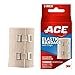 ACE 3 Inch Elastic Bandage with Clips, Beige, Great for Elbow, Ankle, Knee and More, Ideal for Sports, Comfortable design with soft feel, Wash and Reuse