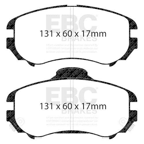 Image of EBC Brakes Redstuff 3000 Series Sport Brake Pad Set DP31643C to Fit HYUNDAI,KIA