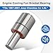 Foruly Engine Cooling Fan Bracket Bearing Replacement for Jeep Cherokee XJ 4.0L 1987-2001 | High-Strength Steel | Direct Fit | Reduces Fan Vibration