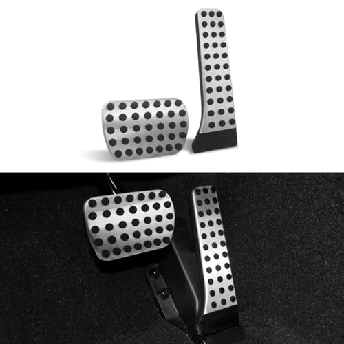 GZJUNFUGJ Anti-Slip Gas Brake Pedal Cover Compatible for Benz C E S GLK GLS GLE Class W205//W206/S206 X253 C257 C167 N293 Accessories Accelerator Foot Pedal Cover Cap