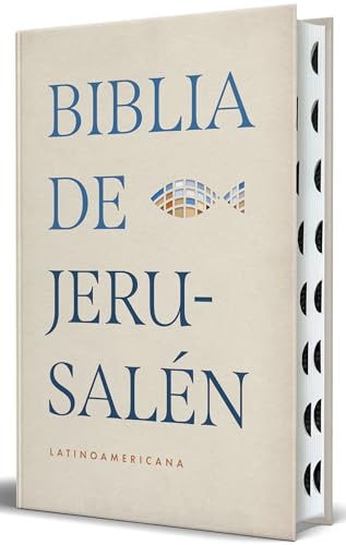 Biblia Católica Biblia de Jerusalén Latinoamericana, tapa dura edición clásica marrón arena con índice / Jerusalem Bible - Latin American Edition HC Sand (Spanish Edition) - image 1