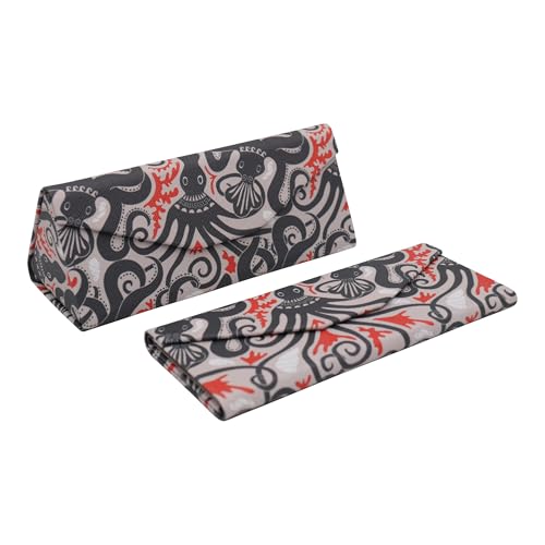 Image of Real Sic Glasses Case for Men and Women - Magnetic Folding Hard Shell Sunglass Holder - Inspired by Adorable Animals