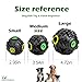 Vetlora Dog Ball, Vetlora Dog Ball Toy - Teeth Cleaning, Pawcia Giggle Sound Dog Ball, Giggle Ball for Dogs, Food Dispenser, Squeaky Wobble Giggle Sound Indestructible Dog Toy (M(3.5in),2PCS-B)