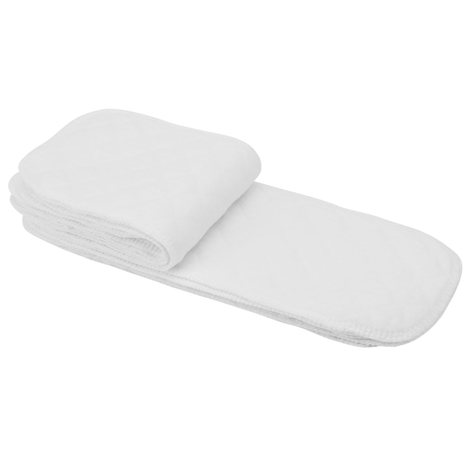 10pcs Soft Breathable Toddler Cotton Modern Cloth Diaper Nappy Liners Insert 6 Layers Simply Insert Them Into Your Baby's for Quick Effective Absorption They (Three layers
