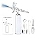 I-BEAUTEE high air Flow Cordless Airbrush Kit, Wireless Portable Air Brush Compressor, Rechargeable Mini Air Brush, Handheld Airbrush Gun for Barber, Model Painting, Nail Art, Makeup, Tattoo (White)