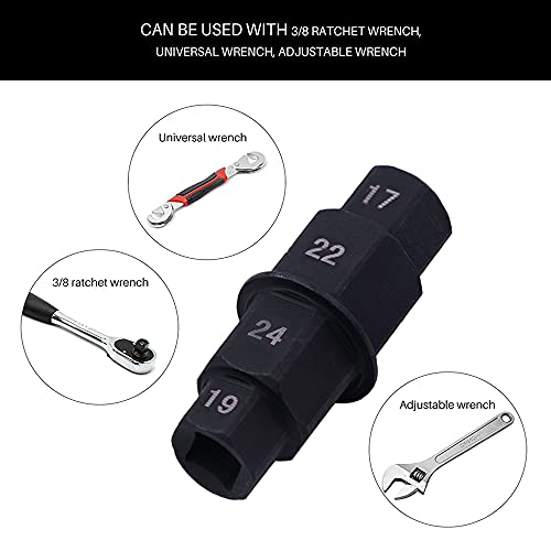 Anyingkai Motorrad Achse Werkzeug,Innensechskant Motorrad Achse,Motorrad Spindel,Innensechskant Motorrad,Motorrad Sechskant,Motorrad Werkzeug Sechskant