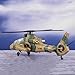 WANSUPYIN 1:100 Alloy JGSDF OH-1 Ninja Helicopter Airplane Model Metal Airplane Model for Collection