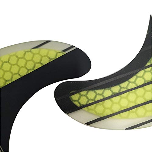 image for Topways Fiberglass+Honeycomb Surfboard Fin (3) Glass Flex Thruster Sur