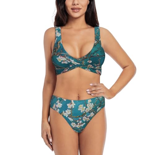 Maillot de bain deux pièces amandier pour vos vacances