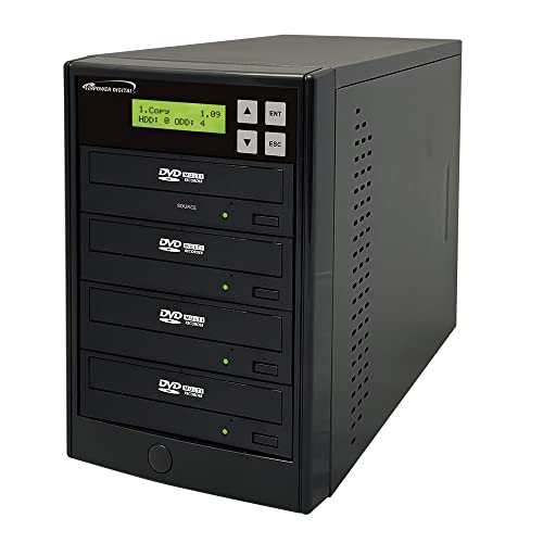 Vinpower Digital Econ Series SATA DVD/CD Tower Optical Disc duplicator Negro - Duplicador de Datos (24x, 12x, 24x, 12x, 8X, 6X) Cover