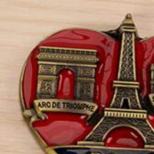 Adesivos magnéticos 3D criativos Geladeira Marca de referência famosa Adesivo de refrigerador de met