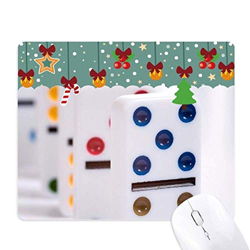 Tapis de souris de jeu Pai Gow Dominoes en caoutchouc antidérapant