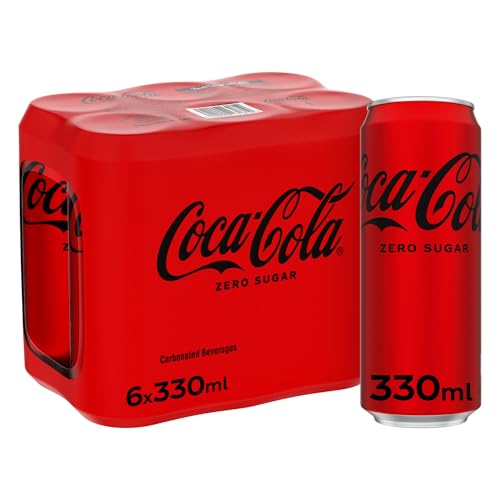 Coca-Cola Zéro Pack de 6 Canettes de 33 cl