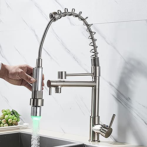 Mitigeur de cuisine à ressort pour évier de bar style Farmhouse