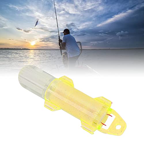 Masyrt Lâmpada de isca subaquática, indicador de atração de peixes, luz LED de isca de pesca para fe