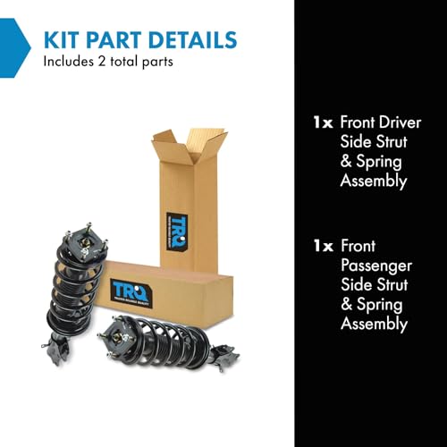 Image of TRQ Front Strut and Spring Assembly Set 2 Piece
