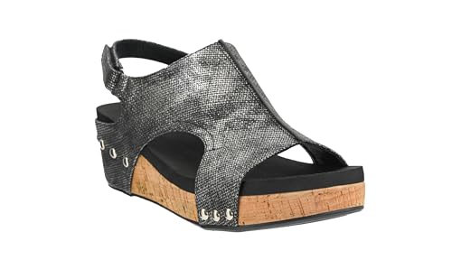 Image of Corkys Footwear Volta Wedge - Chic Elegance Meets All-Year Comfort with a 2-Inch Cork Heel and Marshmallow Insole for Stylish Everyday Wear and All-Day Comfort