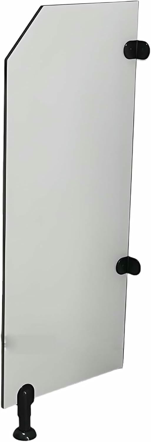 Mens Toilet partition for Urinal, Floor-Mounted Urinal partition, Protection Wall for Urinal Baffle, with Nylon Accessories for Public Space, Bathroom, Hotel(1Pcs)