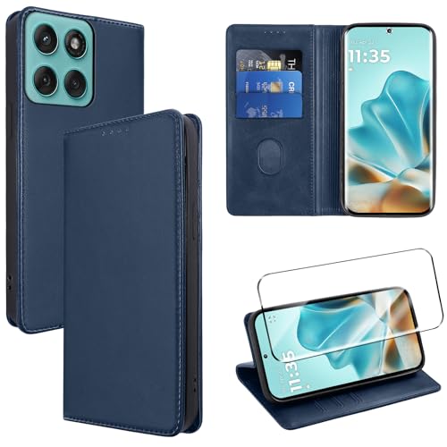 Vauki Coque Cuir pour Motorola Edge 60 Fusion/Edge 60 6.67