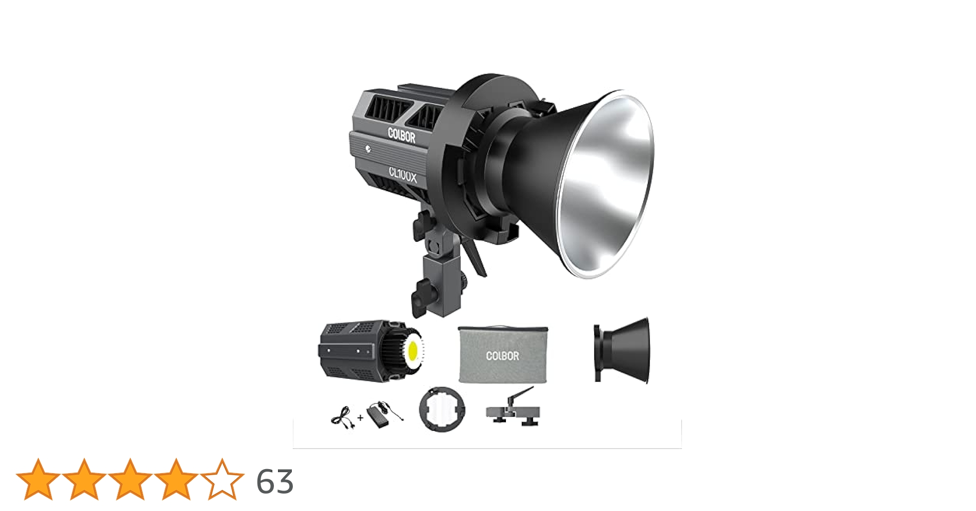 Amazon | COLBOR CL100X 超軽量ライト 作業出力110W 色温度2700
