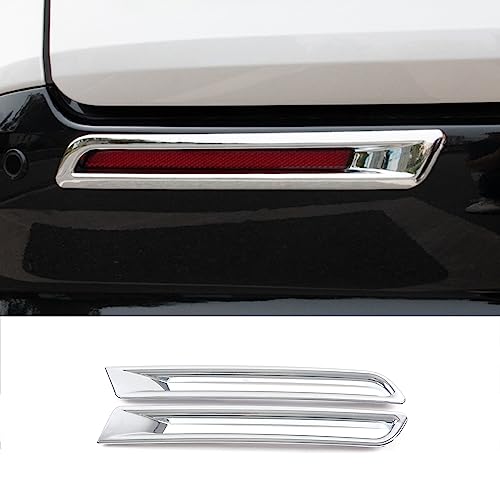 Image of Car Accessories Fit for Toyota Sienna 2021 2022 2023 2024 2025 2026 Chrome Exterior Rear Bumper Reflector Fog Lights Cover Trim ABS 2 PCS