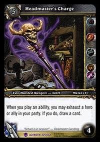 World of Warcraft TCG - Headmasters Charge HoA-325 - Heroes of Azeroth