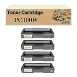 LISTWA Compatible Toner Cartridges Replacement PC300W for Ricoh PC300W MC250FWB Printers, High Yield 2,300 Pages BYMC 4 Pack
