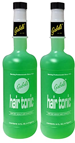 Gabel's Hair Tonic for Dry Scalp and Dandruff 16 oz Authentic Gabel's Manufacturer Direct with Gabel's logo in black label (Pack of 2) -  Gabel's Cosmetics Inc., GHTP_16OZ_2
