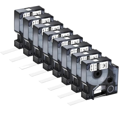 5 �p�b�N 9 �~�����[�g�� 12 �~�����[�g�� 19 �~�����[�g�����x���e�[�v���{�� IND A18444 S0718600 �ƌ݊��� 1000 4200 6000(8PK Black on White)