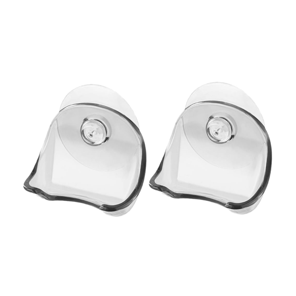 GRIRIW Suction Cup Hooks Razor Storage Wall-Mounted No-Drill Interdental Brushes Stand Salon Shear Holder