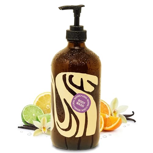 Local Revival Tallow and Honey Body Wash - Signature Blend - Beef Tallow with Honey Olive Oil Shea Butter and Jojoba Oil - Moisturizing Body Wash for Men and Women 16oz