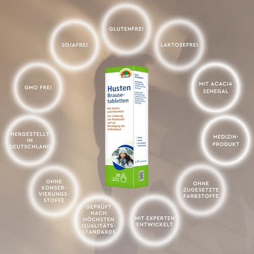 Mittel gegen Reizhusten – Sunlife Husten Brausetabletten