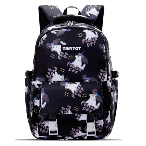 Image of Tinytot 30 Litre Japanese Korean Style School Bag Water-Resistant Laptop & Travel Backpack - Unisex Large 18 Inches Multipurpose Student Backpack for Boys & Girls, Men & Women