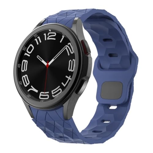 Image of WRIGSS Silicone Strap Compatible with Samsung Galaxy Watch 7 6 5 4 FE - No Gap Football Texture Band, Soft & Durable Replacement Wristband for 40mm 44mm Standard & Classic Models - Men & Women