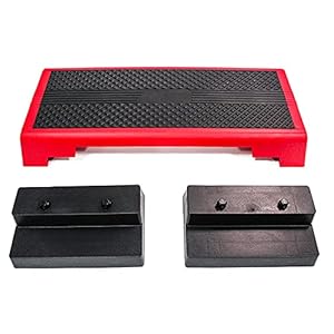 Aerobic Step Platform with 2 Risers, Adjustable Workout Stepper, Step Platform Trainer, Home Gym, Platform in Exercise & Fitness